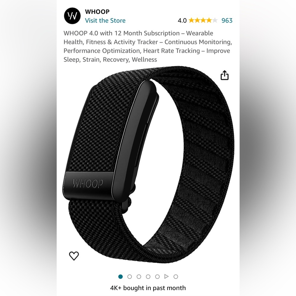 Whoop 4.0 Band & accessories